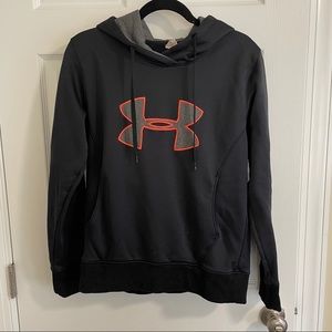 Under armour black hoodie sweatshirt